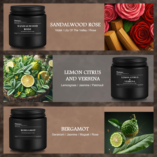 Fissiworx 9-pack lemon citrus verbena jar candles brighten spaces with a zesty lift