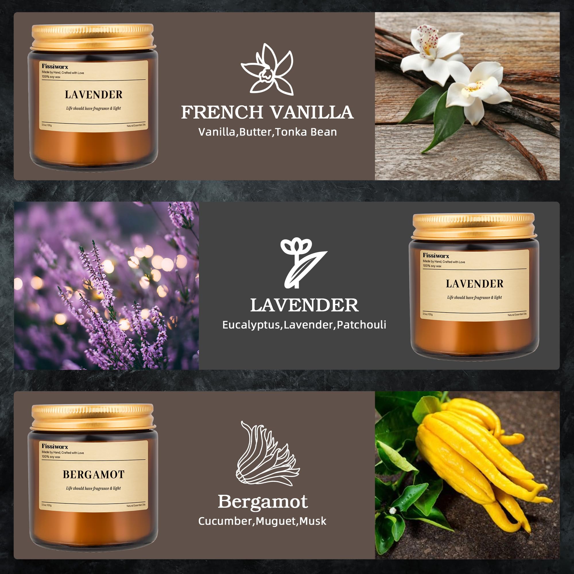 Fissiworx 9-pack jasmine jar candle adds floral warmth to any room