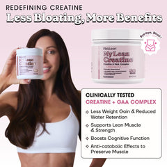 Fit & Lean Creatine Women pour into shaker bottle for quick mixing.