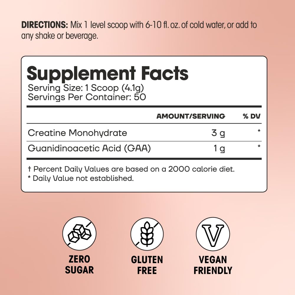 Fit & Lean Creatine Women scoop for precise dosing to support training.