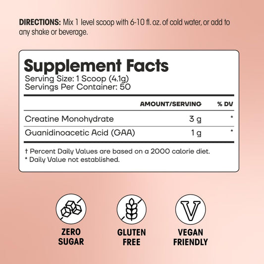 Fit & Lean Creatine Women scoop for precise dosing to support training.