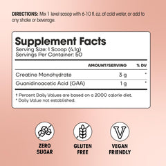 Fit & Lean Creatine Women scoop for precise dosing to support training.