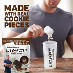 Fit Crunch Tri-Blend whey baking setup demonstrating protein-rich baking versatility.
