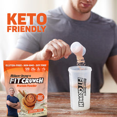 Fit Crunch Cinnamon Twist keto-friendly protein with low calories