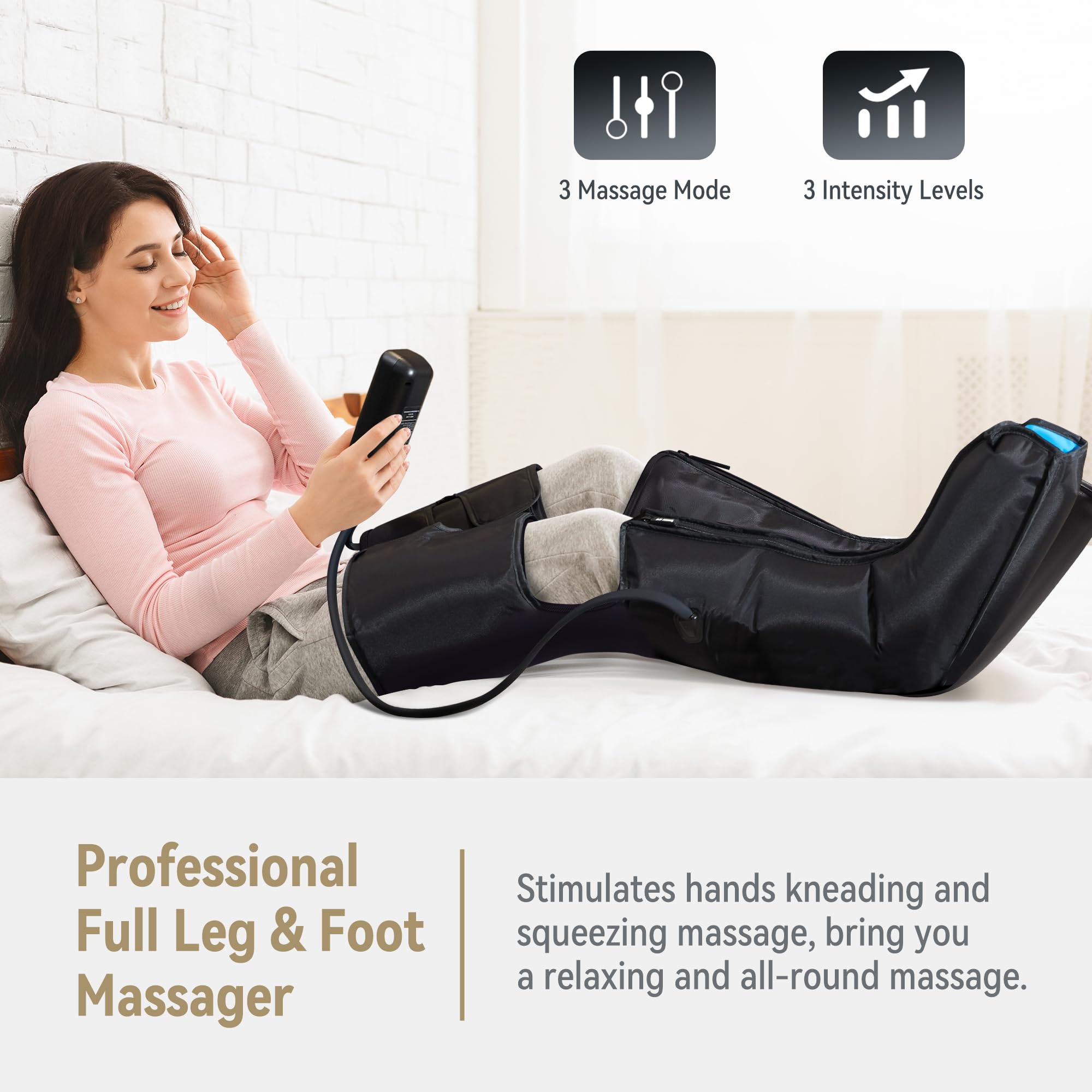 Fit King massager offers three modes for tailored relaxation.