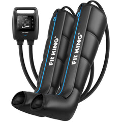 FIT KING air compression full-leg wrap delivers even pressure for comprehensive leg relief.
