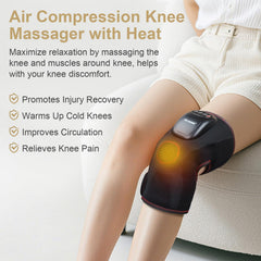 FIT KING knee massager upper calf airbag relaxing pressure after long walks.