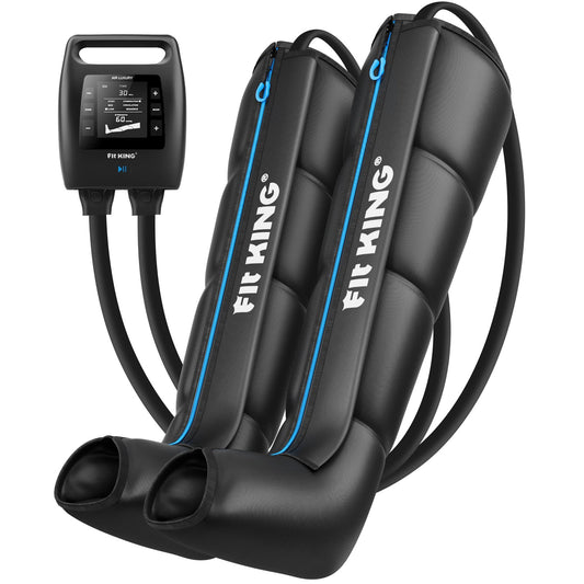 FIT KING Air Compression Recovery System with a full-leg wrap for comprehensive leg massage.
