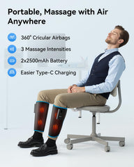 FIT KING portable design with independent wraps fits various legs.