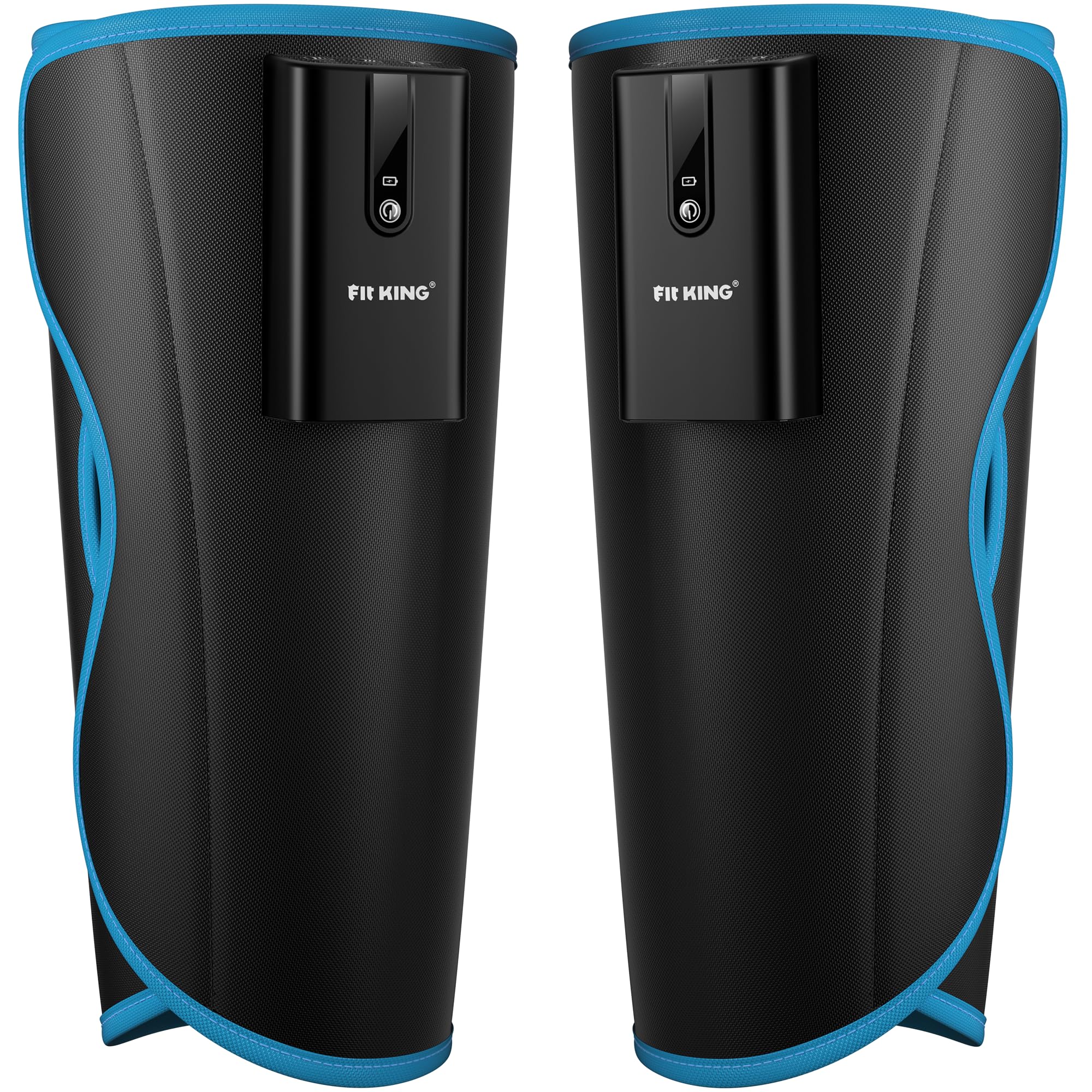 FIT KING cordless calf massager wrap-on-leg offers portable, hands-free relief.