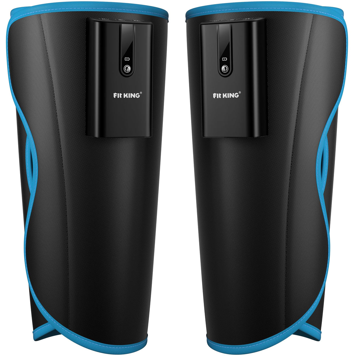 FIT KING cordless calf massager wrap-on-leg offers portable, hands-free relief.