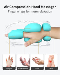 FIT KING hand massager heating indicator in action
