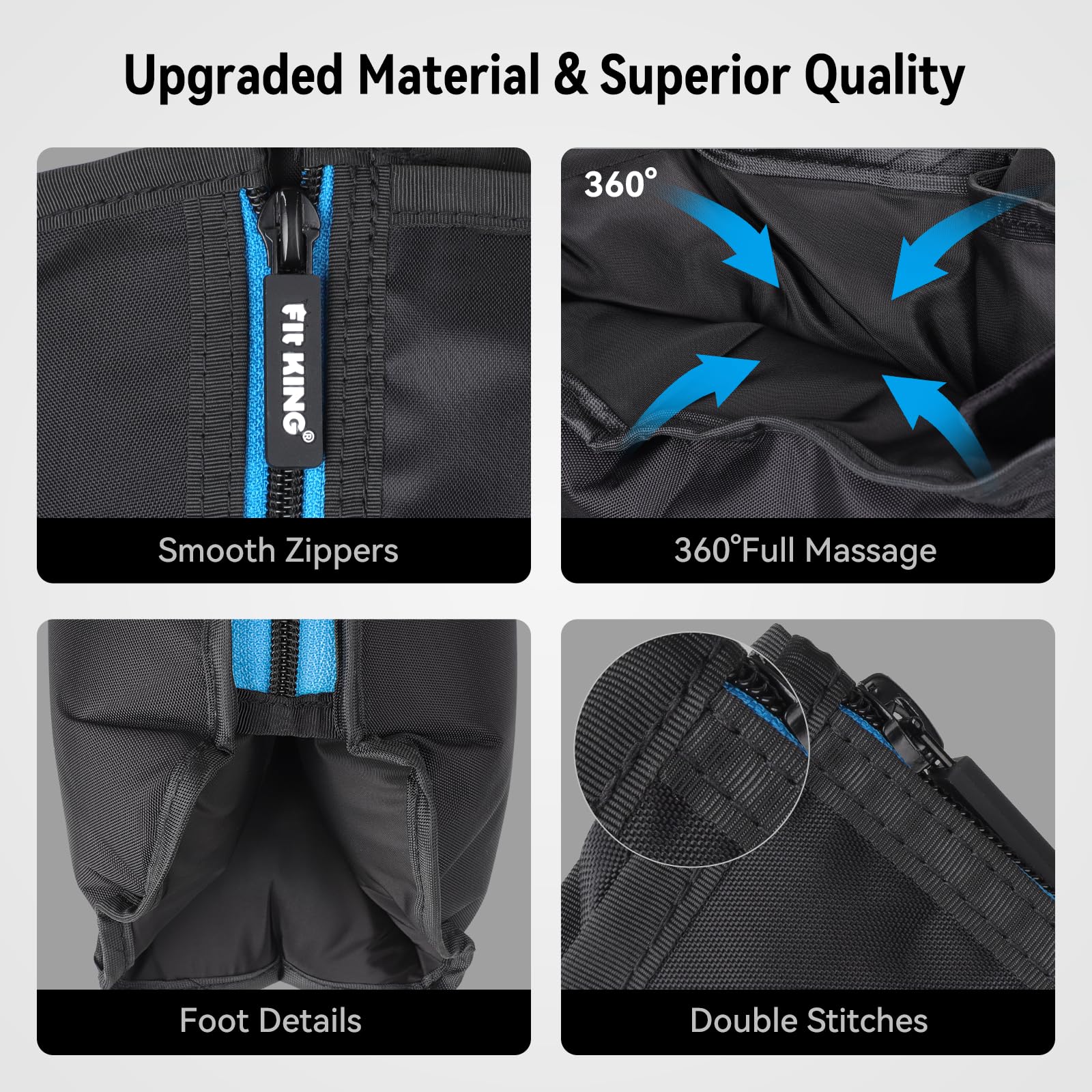 FIT KING carry bag for portable recovery sessions at home or gym.