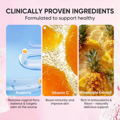 FITactic Nuora Hawaiian pineapple flavor close-up emphasizes tropical, vegan gummies for daily enjoyment