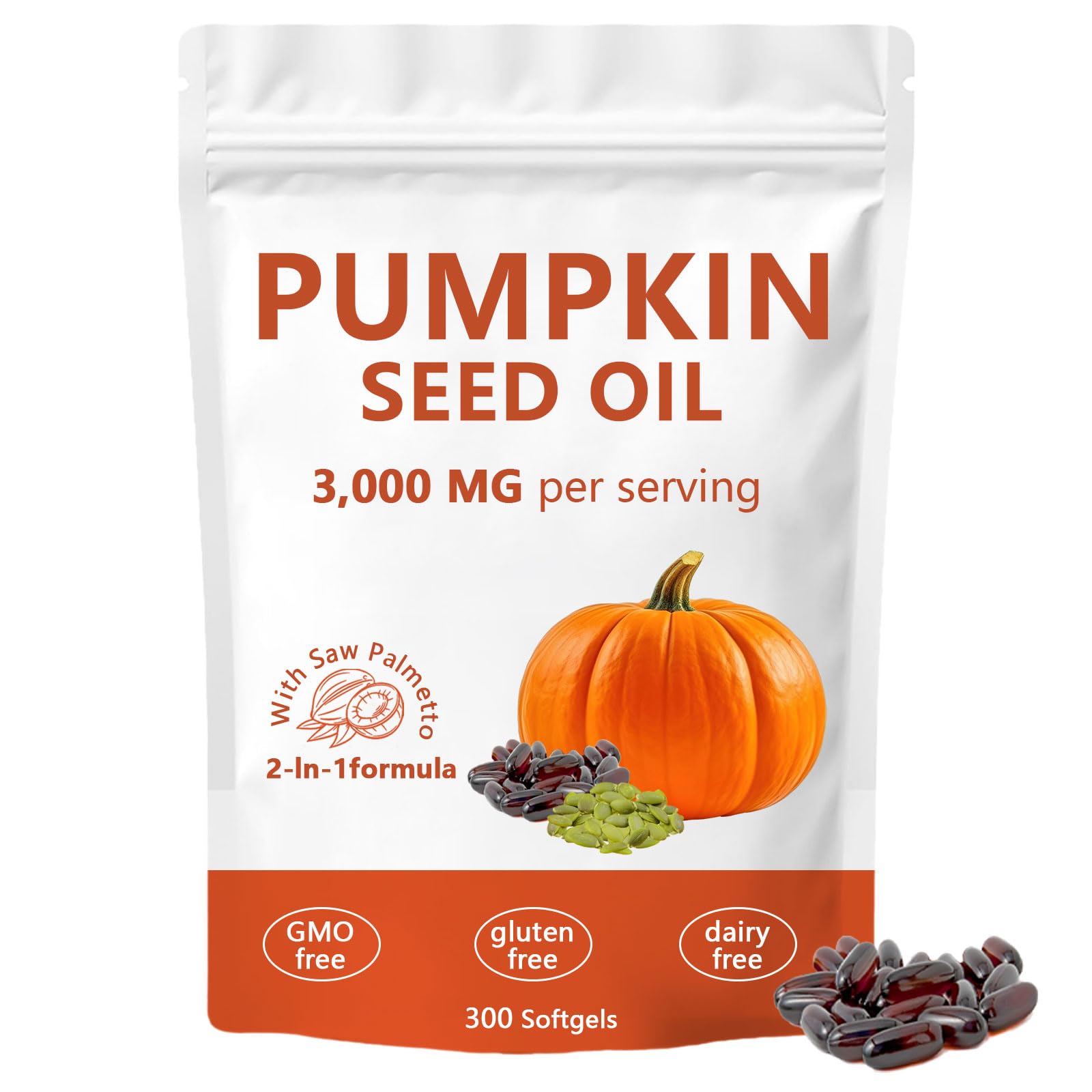 FITactic Ovela pumpkin seed oil capsules bottle highlighting easy daily use for hair and skin support.