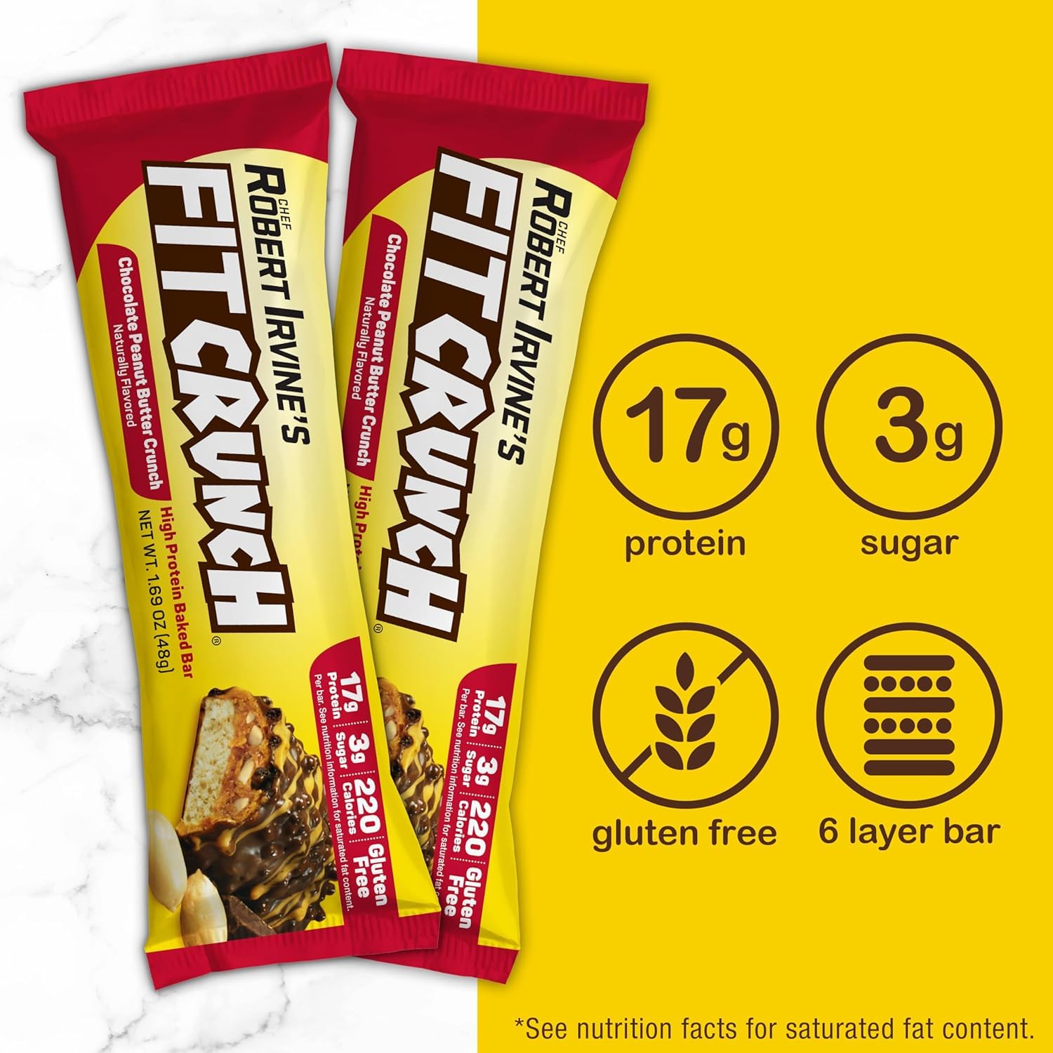Fit Crunch bar for on-the-go snacking during busy days.