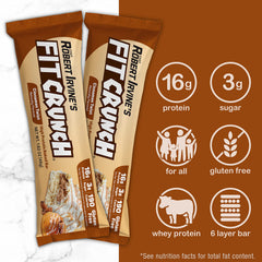 Fit Crunch Cinnamon Twist soft-cookie base with cinnamon swirls, ideal for a tasty protein snack.