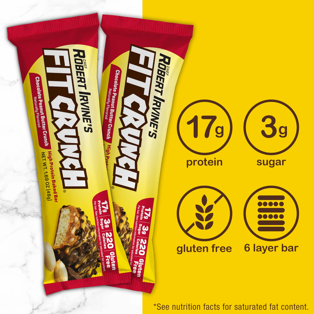 Fit Crunch gluten-free formulation offers accessible protein snack.