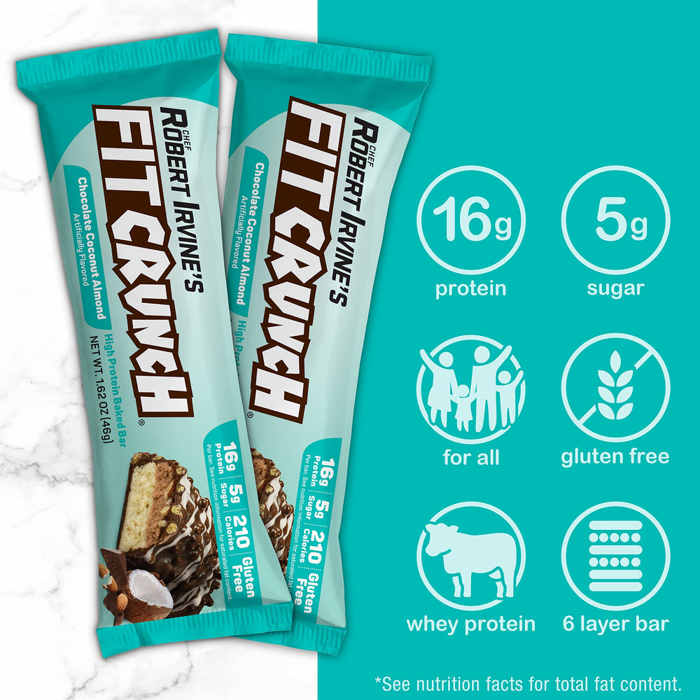 Nutrition label highlights 16 g protein and 5 g sugar for a balanced bite.