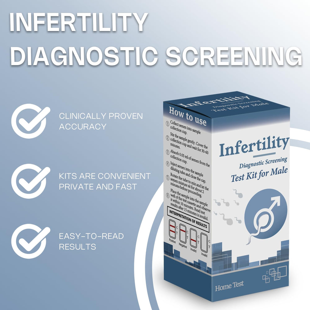 FitEval male fertility test kit unboxing demonstrates simple setup at home.