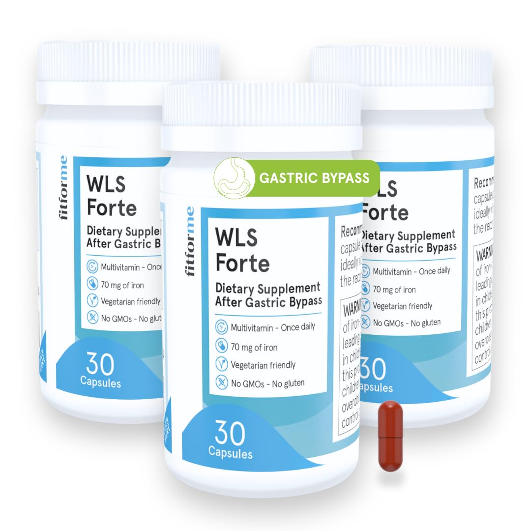 FitForMe WLS Forte bottle front showing easy daily vitamin routine