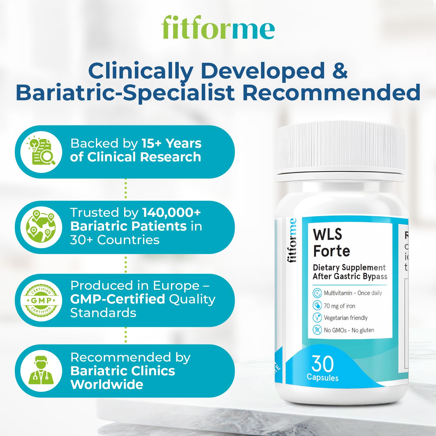 FitForMe WLS Forte capsule close-up highlighting fast-dissolving design