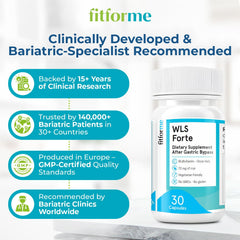 FitForMe WLS Forte capsule close-up highlighting fast-dissolving design