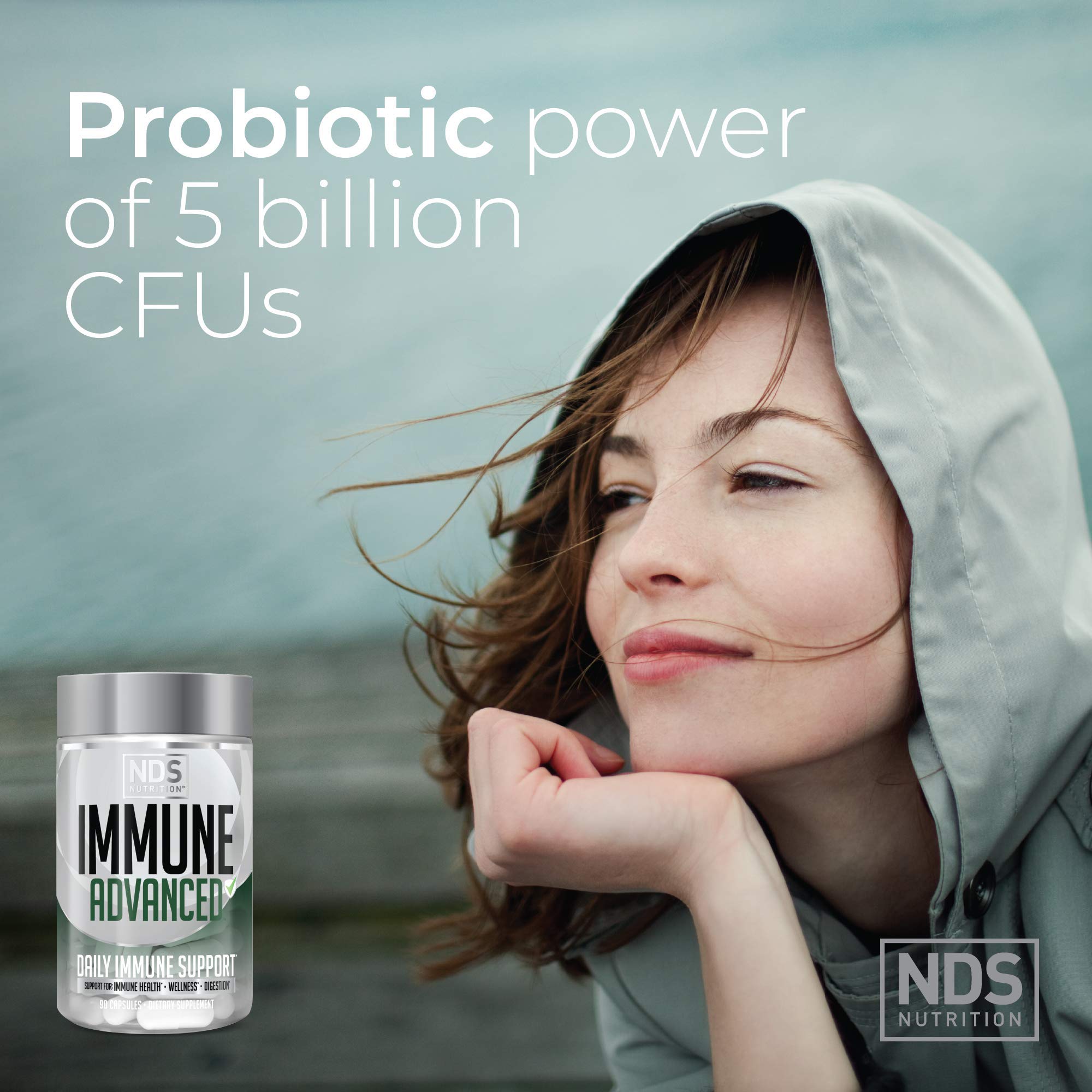 FitLife 5B CFU Probiotic capsule close-up suggests gut-friendly balance.