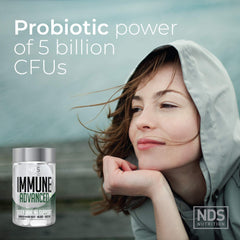 FitLife 5B CFU Probiotic capsule close-up suggests gut-friendly balance.