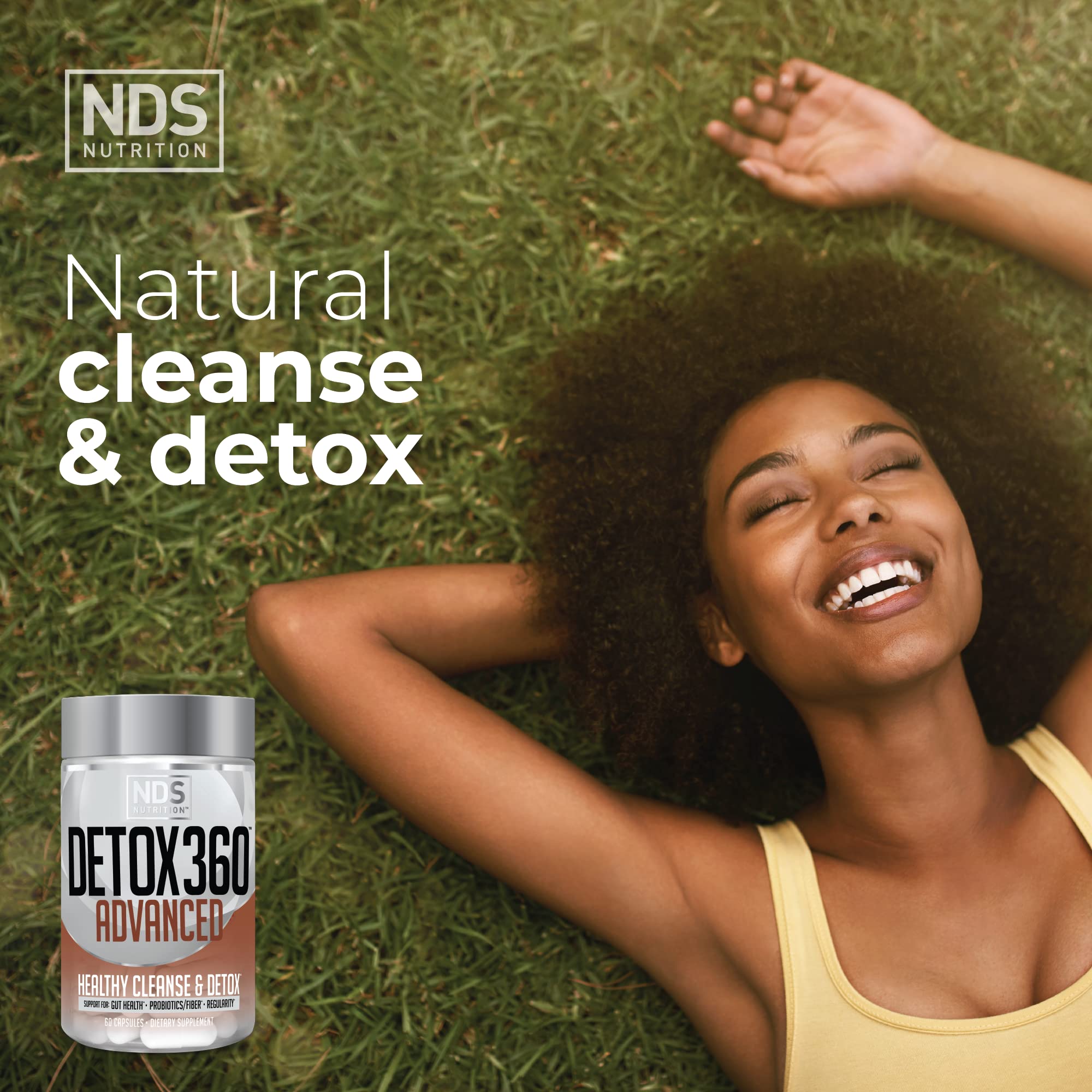 FitLife Detox360 Advanced bottle side view illustrating compact capsules for daily detox.
