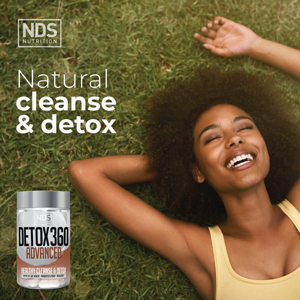 FitLife Detox360 Advanced bottle side view illustrating compact capsules for daily detox.