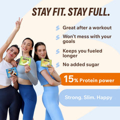 FitnesSHOCK brownie bar office break display, shareable desk-friendly dessert option.