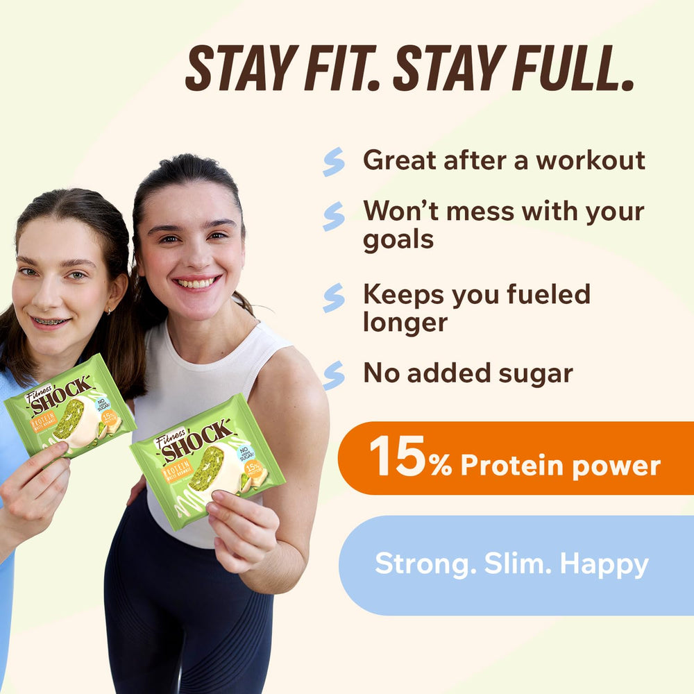FitnesSHOCK individually wrapped brownies for fresh, on-the-go snacking.