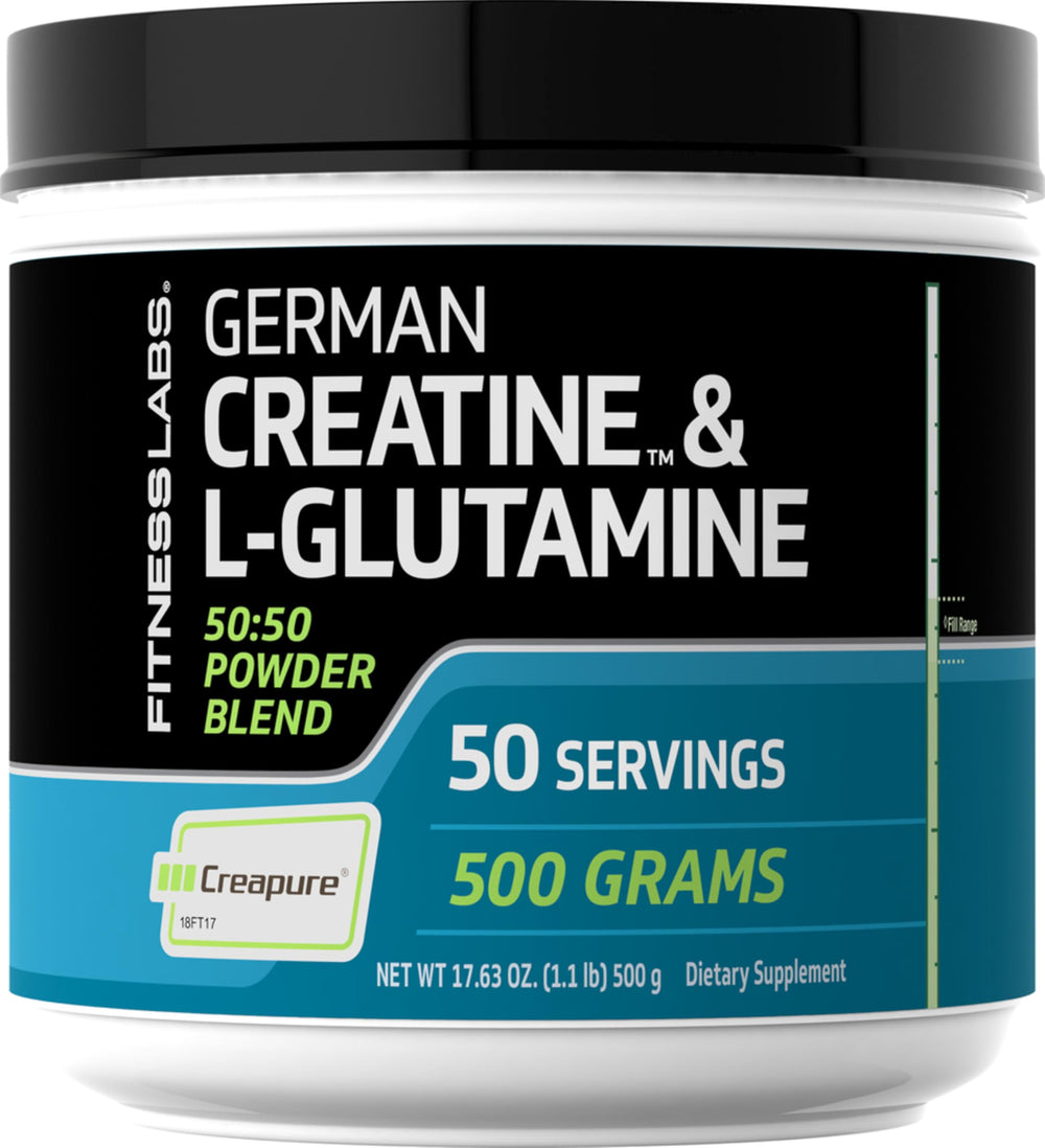Fitness Labs creatine monohydrate bottle highlighting purity for workouts