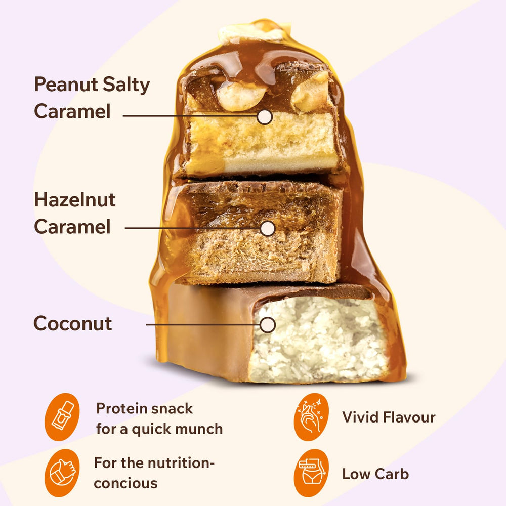 FitnesSHOCK coconut bar with dessert-style texture, a light treat between tasks.