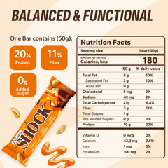 FitnesSHOCK bar wrapped for easy lunchbox snack on busy days