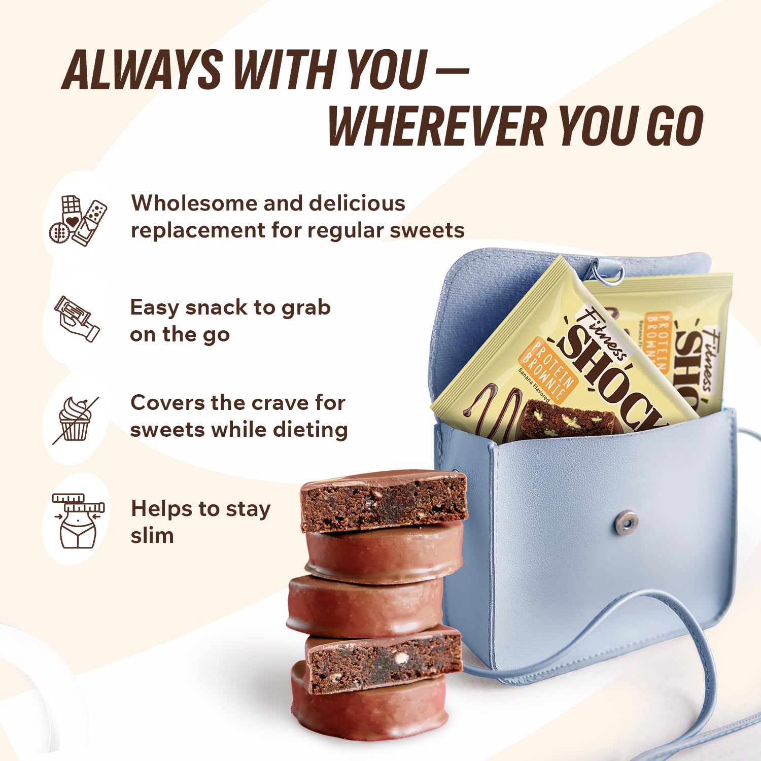 50g bar size emphasizes portion control for mindful snacking.