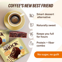 Dark chocolate glaze highlights rich flavor and smooth finish.