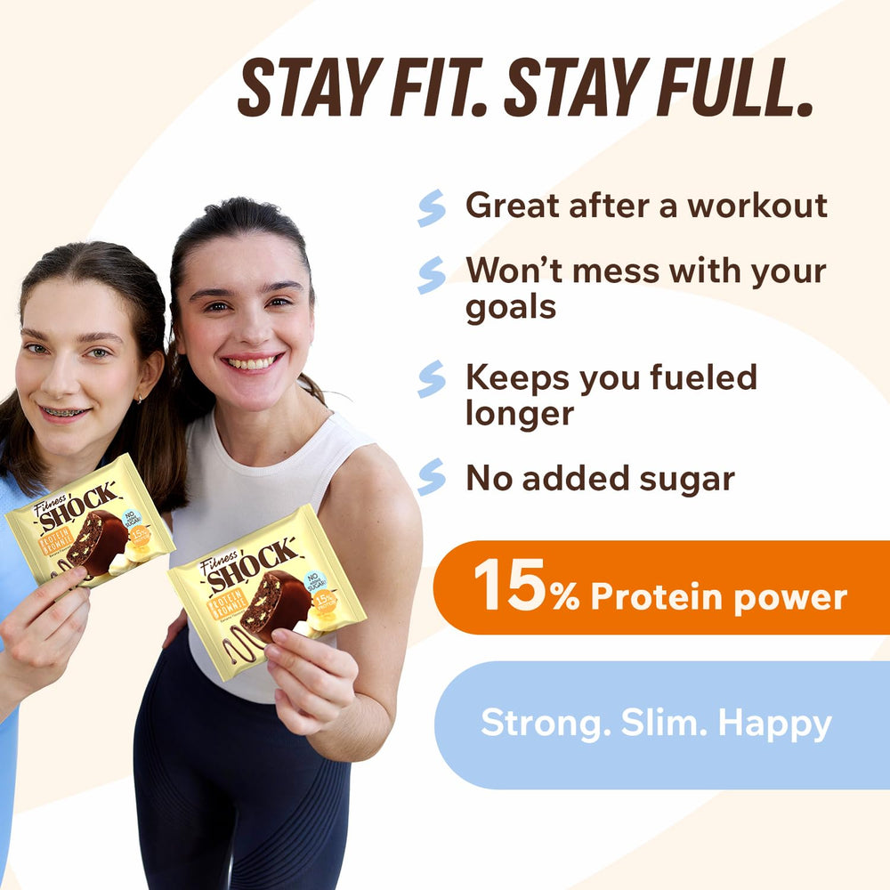 Low sugar claim: just 2g total sugar per brownie.
