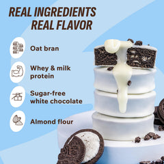 FitnesSHOCK soft-baked texture closeup invites a tender bite