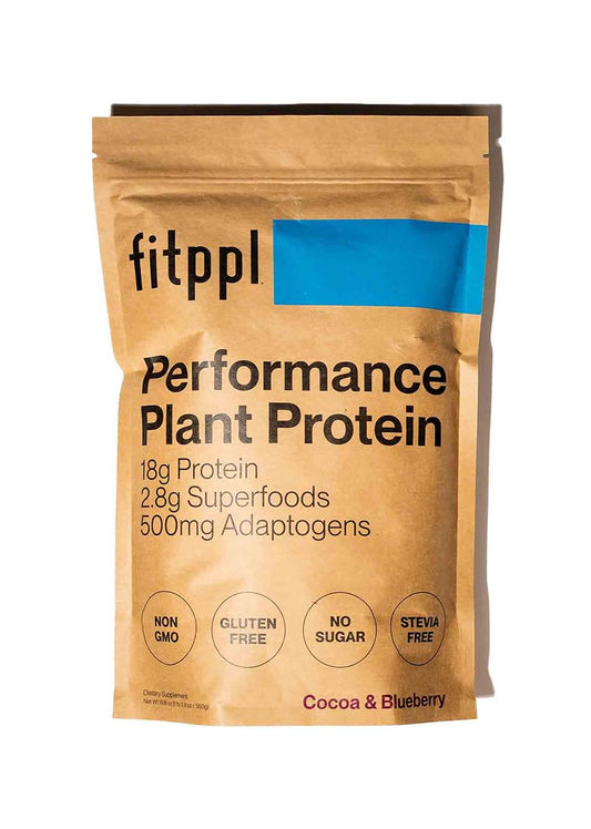 fitppl vanilla plant-based protein bottle offers clean vegan fuel for workouts