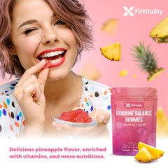 FitVitality gummies with Vitamin D and magnesium icons underscore essential mineral support.