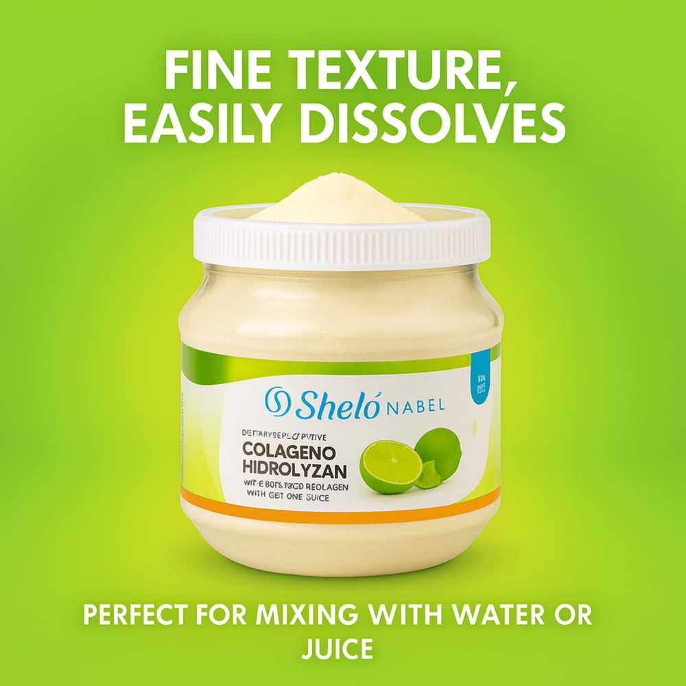 Five Brothers Collagen Lemon scoop signals precise daily serving.
