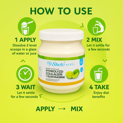 Five Brothers Collagen Lemon glass illustrates joint flexibility support.