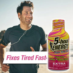 Five-hour ENERGY caffeine boost delivers 230 mg per shot for alertness
