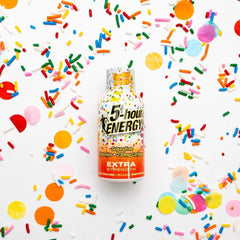 Five-hour ENERGY Extra Strength Birthday Cake flavor shot for a quick pick-me-up.