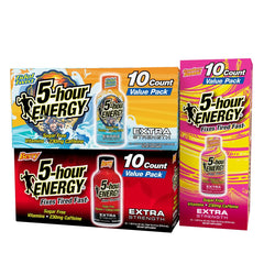 Five Hour Energy Extra Strength Berry bottle for quick focus and sustained energy