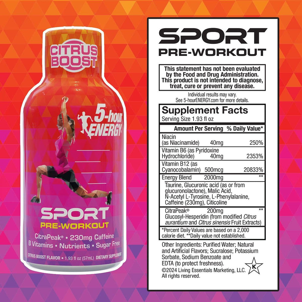 Five-hour ENERGY pour demonstrates quick energy before training