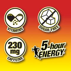 Five-hour ENERGY Watermelon bottle - sugar-free pick-me-up during workouts