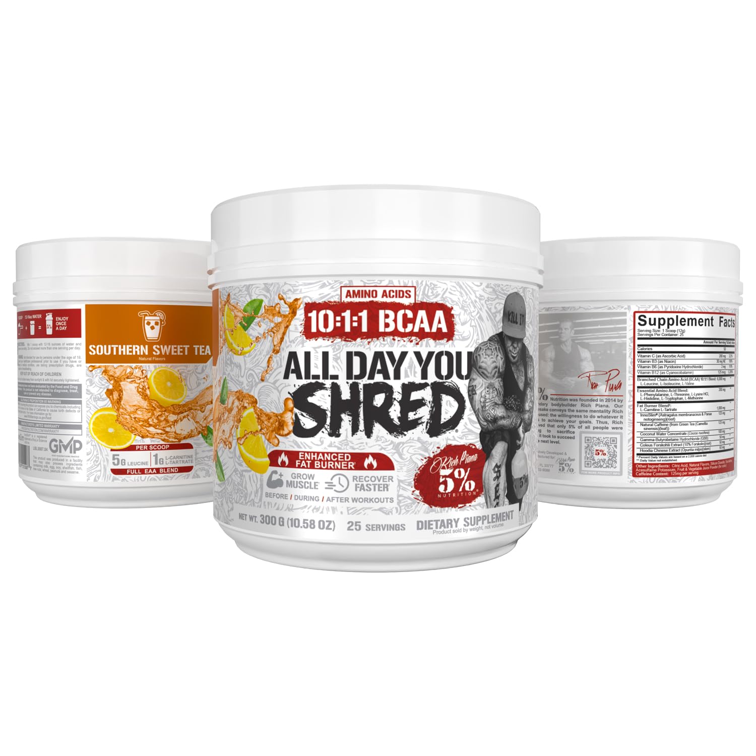 AllDayYou Shred on-the-go bottle and shaker setup for training